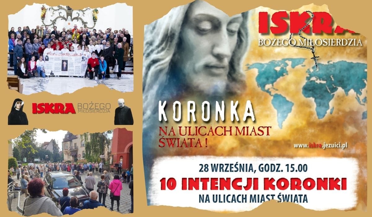 Koronka do Bożego Miłosierdzia na ulicach miast • Radio BOBOLA